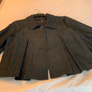 Faux denim swing blazer, size 10